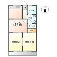 ファインシティ小川 Cの間取り
