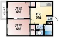 エルディム今泉町の間取り