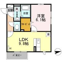 Kコート前原の間取り