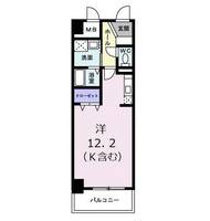 広島県広島市南区東本浦町(マンション)の賃貸物件の間取り