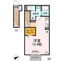 福島県福島市野田町字竹ノ内(アパート)の賃貸物件の間取り