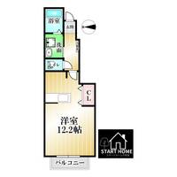 徳島県板野郡北島町鯛浜字原(アパート)の賃貸物件の間取り