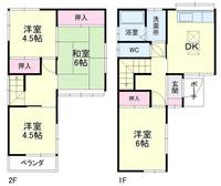 静岡県浜松市中央区早出町(一戸建)の賃貸物件の間取り