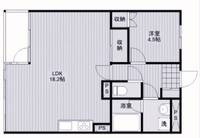 埼玉県行田市押上町(マンション)の賃貸物件の間取り