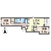 東京都三鷹市下連雀3(マンション)の賃貸物件の間取り