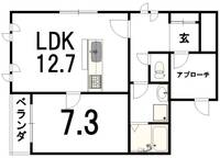 ヴァンタリゼ荒神口の間取り