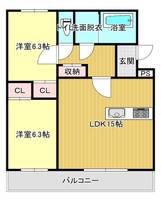 アーベル清水IIの間取り