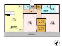 物件の間取り画像