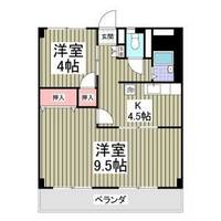 栃木県宇都宮市双葉2(マンション)の賃貸物件の間取り