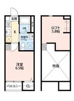 宮城県仙台市若林区一本杉町(アパート)の賃貸物件の間取り