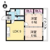 ヴェルナ西京極の間取り