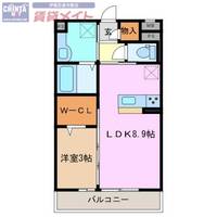 エムズモンピュール49の間取り