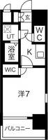 大阪府大阪市淀川区木川西3(マンション)の賃貸物件の間取り