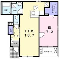 京都府舞鶴市字下福井(アパート)の賃貸物件の間取り