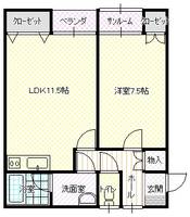 物件の間取り画像