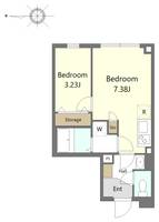 b’CASA川崎IIIの間取り