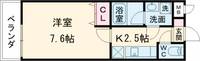 大阪府堺市西区鳳東町7(アパート)の賃貸物件の間取り