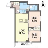 東京都三鷹市下連雀3(マンション)の賃貸物件の間取り
