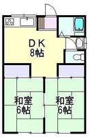 コーポタカダ Bの間取り