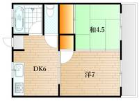 山口県下関市山の田本町(マンション)の賃貸物件の間取り