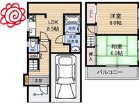 大阪府大阪市鶴見区茨田大宮2(一戸建)の賃貸物件の間取り