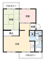 公社賃貸SMALIO 原山台の間取り