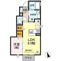 愛知県豊川市松久町2(アパート)の賃貸物件の間取り