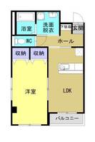 鹿児島県鹿児島市荒田1(マンション)の賃貸物件の間取り