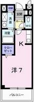 アラモード・Fの間取り