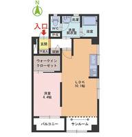 物件の間取り画像