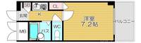 大阪府大阪市天王寺区東上町(マンション)の賃貸物件の間取り