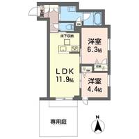 東京都三鷹市下連雀3(マンション)の賃貸物件の間取り