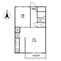 神奈川県大和市大和東3(マンション)の賃貸物件の間取り