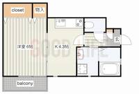物件の間取り画像