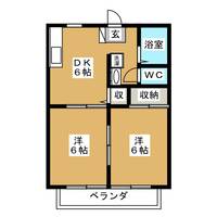 東京都大田区東六郷3(マンション)の賃貸物件の間取り