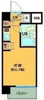 神奈川県横浜市南区白妙町3(マンション)の賃貸物件の間取り