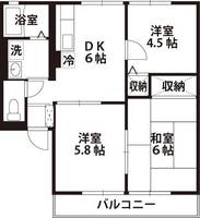 物件の間取り画像