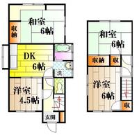 広島県広島市安佐北区可部町大字勝木(一戸建)の賃貸物件の間取り