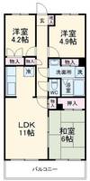 藤重弐番館の間取り