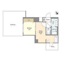 東京都港区赤坂2(マンション)の賃貸物件の間取り
