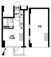 東京都江東区森下3(マンション)の賃貸物件の間取り