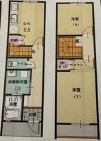 埼玉県熊谷市石原(一戸建)の賃貸物件の間取り