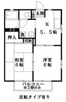 コーポアインの間取り