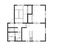広島県広島市南区東本浦町(アパート)の賃貸物件の間取り