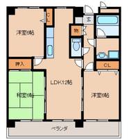 風祭ハイツの間取り