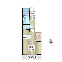 栃木県宇都宮市鶴田町(アパート)の賃貸物件の間取り