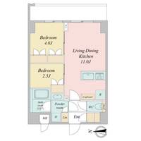 埼玉県川口市本町1(マンション)の賃貸物件の間取り