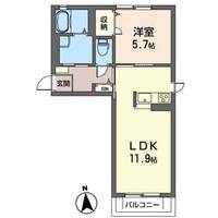 ベルスクエアAの間取り