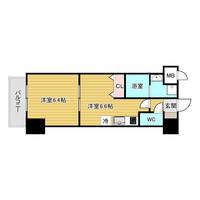 Gramercy Juso-higashi 2ndの間取り