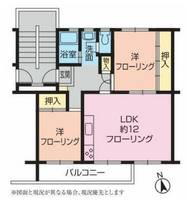 左近山団地4街区 7棟の間取り